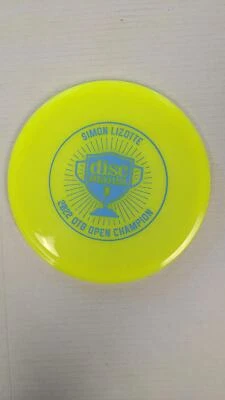 Unthrown Discmania Neo Mutant Simon Lizotte Triumph 2022 OTB, Yellow w Blue 180g - Image 1 of 2