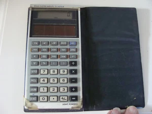 Calculadora científica vintage con energía solar Texas Instruments TI-30SLR con estuche - Imagen 1 de 1