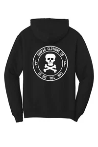 SALE Youth Vampar Clothing Co Skull Logo Hoodie Sweatshirt - Picture 1 of 2