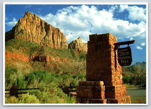 Postal Mapa del Parque Nacional Watchman Zion Geología de Utah - Imagen 1 de 2
