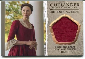 Outlander Season 4 Caitriona Balfe Oversized Wardrobe Costume Card OS-M09 /150 - Picture 1 of 2