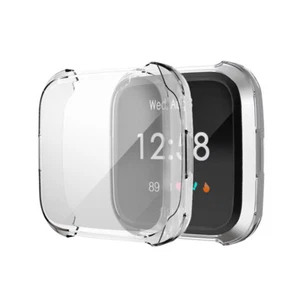 Glitter Strap+Case For Fitbit Versa 2 | Versa Lite Bracelet Leather Bling Band - Picture 1 of 12