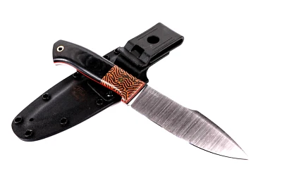 Cuchillo de hoja fija CANADIAN Dedyukhin M390 hecho a mano L/T garantía corteza estilo río Foto 1 de 4