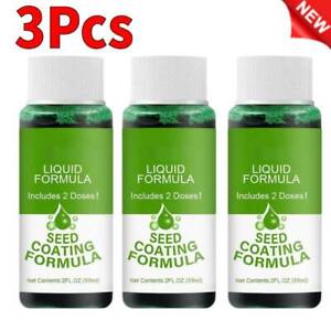 3Pcs Seed Spray Liquid -Lawn & Garden Sprayers - Green Grass Paint for Law -NEW