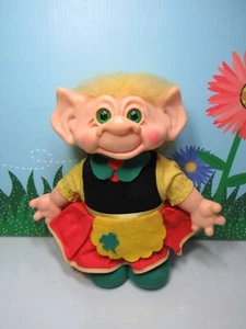 VINTAGE Kobold Mädchen - 11" Scandia House Troll Puppe - Made by Dam - Bild 1 von 15