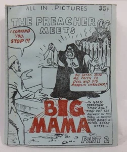 CÓMIC BIG MAMA 1967 VINTAGE DEL ARTISTA DE DIBUJOS ANIMADOS AFRICANO NEGRO RUDY SEYMOUR - Imagen 1 de 5