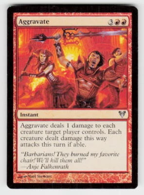 Avacyn Restored #125 Aggravate - Image 1 of 2