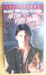 All The Right Moves (VHS, 1995) Tom Cruse - Picture 1 of 1