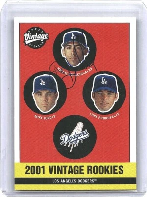 2001 Upper Deck Vintage #361 Hiram Bocachica Dodgers Signed In Person Auto - Image 1 of 2