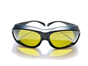 MCWlaser Laser Sicherheitsbrille 190-450 & 800-2000 NM OD4+ CE Goggle - Afbeelding 1 van 12