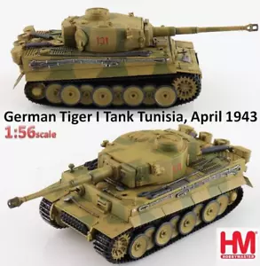 Hobby Master 1/56 HG0116 Henschel SdKfz.181 Tiger Tank German Army, Tunisia 1943 - Picture 1 of 10