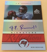 2005 Upper Deck Football J.R. Russell Autograph Card 