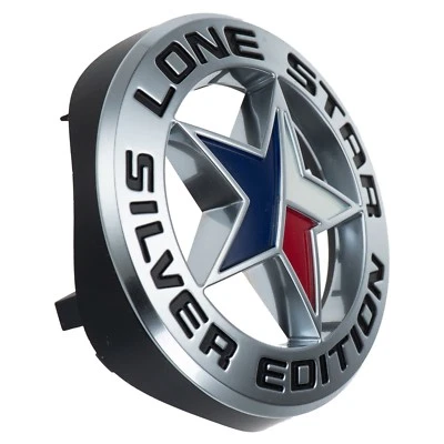 2018 RAM 2500 3500 LONE STAR SILVER EDITION GRILLE EMBLEM BADGE NAMEPLATE MOPAR - Image 1 of 4