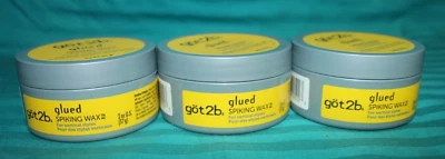 Lote de 3 CERAS para cabello flexibles Schwarzkopf got2b pegadas para gritos 2 oz Foto 1 de 2