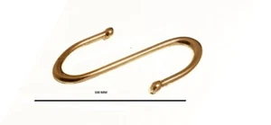 6 x S Haken Kugelkopf EB 100mm UNVOLLKOMMENE PLATTIERUNG SIEHE ZUSTAND BESCHREIBUNG - Bild 1 von 1