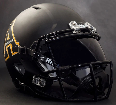 APPALACHIAN STATE MOUNTAINEERS Gameday REPLICA Football Helmet OAKLEY Eye Shield Cover