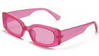 Vintage Small Rectangle Sunglasses Womens Mens Eyewear Shades UV400 Fashion New