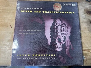 STRAUSS - DEATH AND TRANSFIGURATION (1958) ASD 270 HMV Gold/Cream ED1 LP EX- - Picture 1 of 4