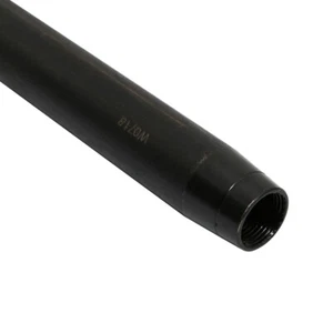Black 4" Chromoly Steel Swedged Tube Rod 3/4" RH & LH Fine Thread 1.00" O.D. - Picture 1 of 2