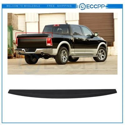 For 2010-2018 Dodge Ram 1500 - 3500 Tailgate Moulding Top Cap Protector Spoiler Foto 1 de 4