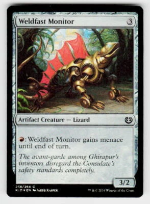 Kaladesh #238 Weldfast Monitor FOIL - Image 1 of 2