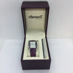 Ingersoll Gems Exotic IG0277EX Swiss Mov Ladies Ruby & Amethyst Watch, Working - Picture 1 of 14