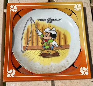 VINTAGE THE "MICKEY MOUSE CLUB" 1955 PLATE-6" IN ORIGINAL PACKAGING - Picture 1 of 2