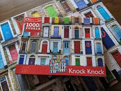 Melissa & Doug 1000 Piece Puzzle KNOCK KNOCK 100% COMPLETE - Image 1 of 4