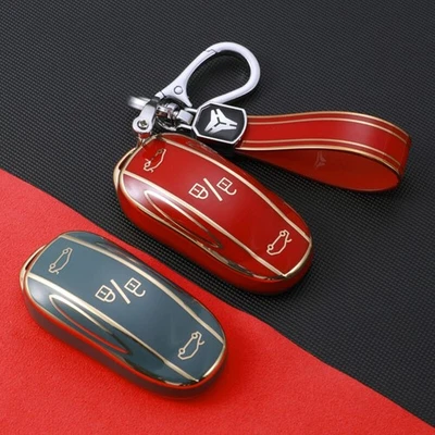 Car Smart Key Cover Case Fob Shell For Tesla Model 3/Y/X/S 2018 -2020 Accessorie - Image 1 of 4
