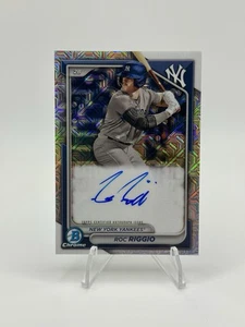 2024 Bowman Chrome - Mega Caja Cromo Prospect Mojo Autógrafos Roc Riggio #BMA-RR - Imagen 1 de 2