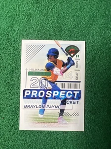 Edición Panini Prospect 2024 - Braylon Payne #181 (RC) - Imagen 1 de 6