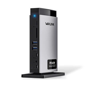 WAVLINK USB C Docking Station, 11-in-1, 3-fach Display Dock 8K Displayport - Bild 1 von 9