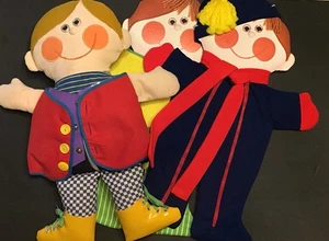Muñeca de enseñanza Playskool Dapper Dan 18" de colección 1970 con ropa extra - Imagen 1 de 19