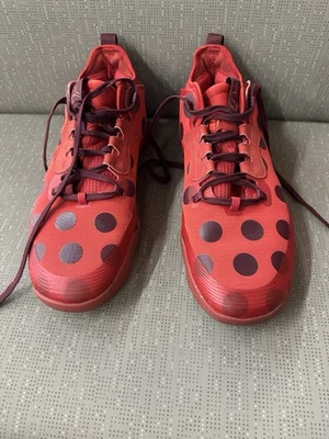 Adidas Shoes Men’s Harden Vol. 5 Futurenatural Red Black Polka Dot H68598 Sz 13 - Image 1 of 4