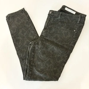 Anthropologie Pilcro Letterpress Serif Pants Skinny Jeans Textured Women’s 32 - Picture 1 of 14