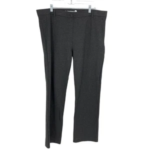 Betabrand Straight Leg Classic Dress Pant Yogahose Damen XXL dunkelgrau Stretch - Bild 1 von 5