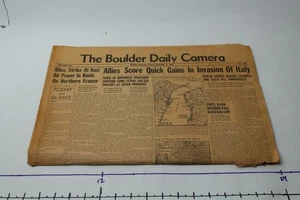 1943 Boulder Daily Camera September 3 - Picture 1 of 8