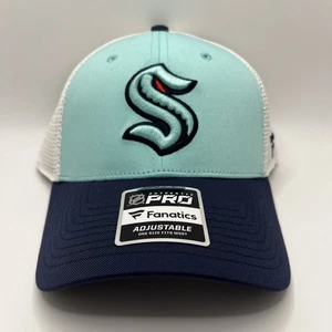 Seattle Kraken Fanatics Special Edition 2.0 blau Truckermütze verstellbar Einheitsgröße - Bild 1 von 7
