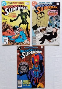 Superman #1 -3 DC Comics 1987 Metallo Reintroduction& Origin John Byrne Signed - Picture 1 of 13