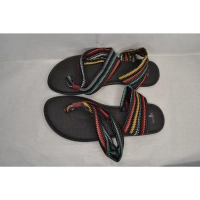Sanuk Women's 10 Yoga Sling 2 Multicolor Knit Straps Sandals - Image 1 of 4