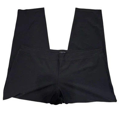 Eileen Fisher Washable Stretch Crepe Slim Ankle Pant Dark Gray Size 2X - Image 1 of 4