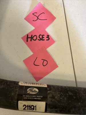 Manguera de refrigerante del radiador para puertas GMC G3500 G1500, G2500 P3500 1980-1996 estándar Foto 1 de 2