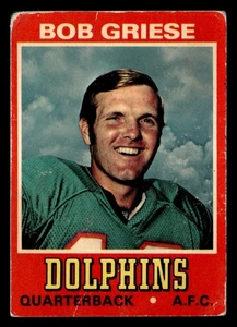 1974 Wonder Bread Bob Griese #8 GD Miami Dolphins - Bild 1 von 2