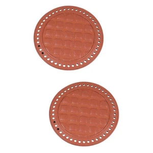 2 pcs 18CM Artificial Round Bag Bottom Base Board Bag Making - Picture 1 of 12
