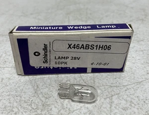 Sylvania X46ABS1H06 Mini Wedge Lamp Bulb 28V (lot of 50) - Bild 1 von 1