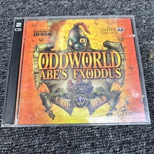 Oddworld Abe's Exodus 2-disc set Windows 95 1998 CD ROM Game PC - Picture 1 of 10