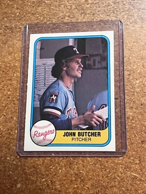 1981 Fleer Baseball # 635 John Butcher - Image 1 of 4