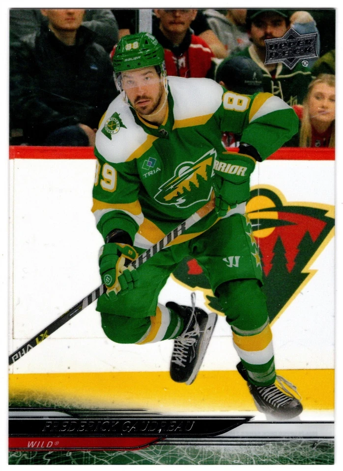 2024-25 Upper Deck Series 2 Clear Cut FREDERICK GAUDREAU #332 Minnesota Wild UD - Image 1 of 1