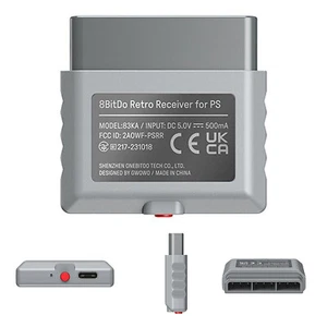 For PS1/PS2 Controller Windows 10/11 8BitDo Bluetooth USB Receiver 83KA - Picture 1 of 13