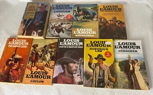 9 Louis L'Amour pb Books Bantam MATAGORDA CATLOW CONAGHER LONIGAN & MORE - Foto 1 di 3